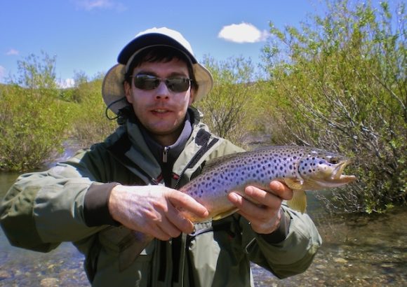 Fly fishing Blackfoot river