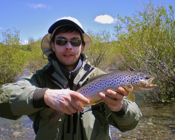 Fly fishing Blackfoot river