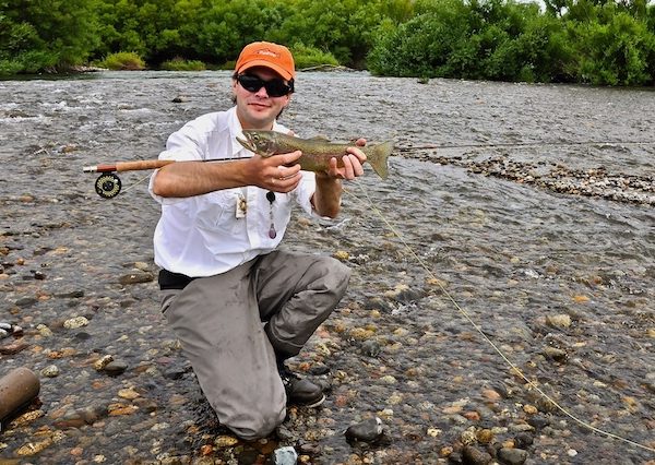 Fly fishing Blackfoot river