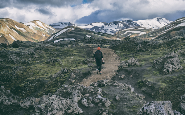 Trekking to Mount Rainier base