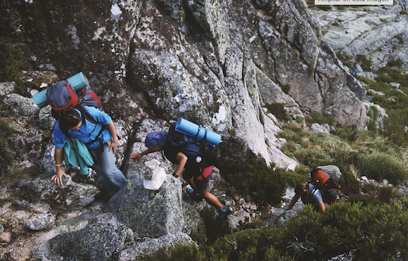 Trekking to Mount Rainier base