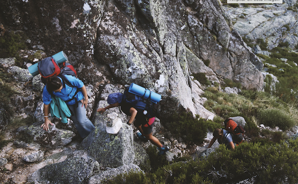 Trekking to Mount Rainier base